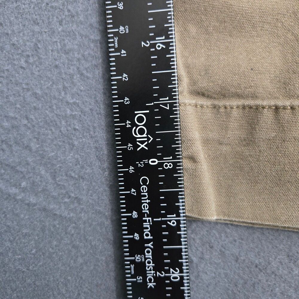 Woolrich Capri Pants Women 4 Brown Mid Rise Straight Leg Ankle Slit - Picture 9 of 12